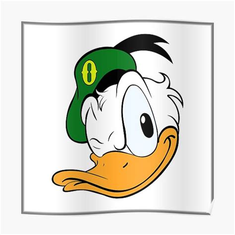 Oregon Donald Duck Poster By Pa Squale Redbubble
