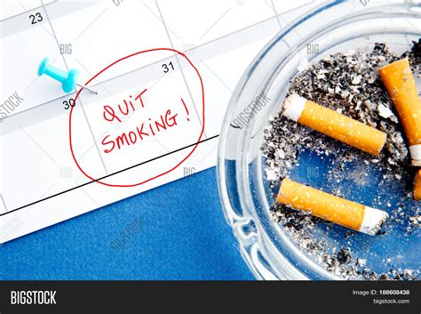 Quit Smoking Calendar Image And Photo Free Trial Bigstock