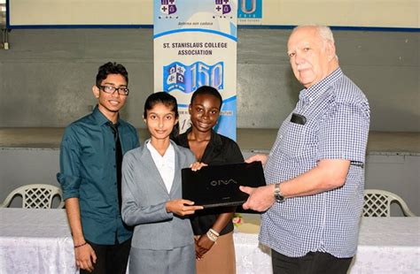 Saints Students Get Scholarship To Ug Guyana Chronicle