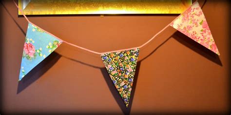 Floral Fabric Bunting Party Packs