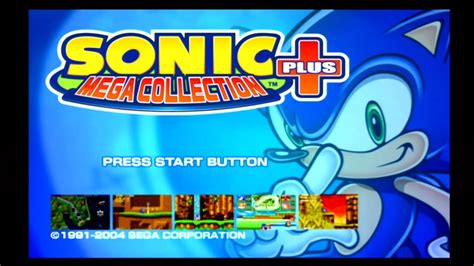 Sonic Mega Collection Plus Ps2 Title Screen Intro Youtube