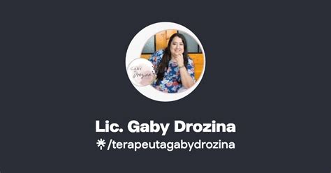 Lic Gaby Drozina Instagram Facebook Linktree