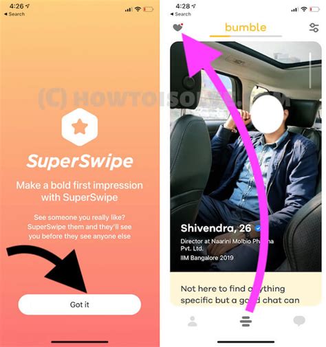 How To Tell Who Super Swiped You In Bumble On Iphone Android