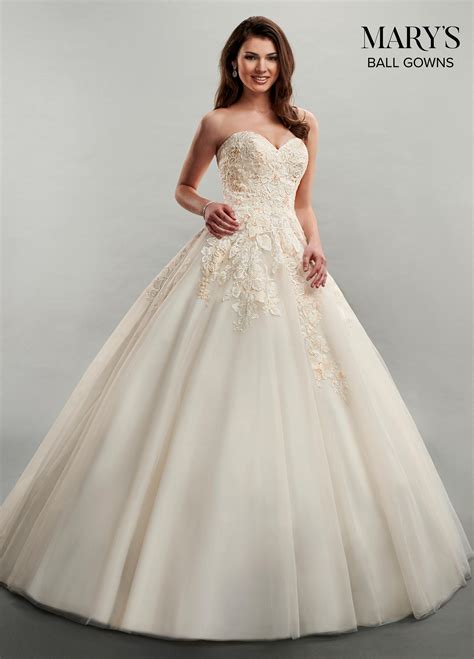 Bridal Ball Gowns Style Mb6048 In Ivorylight Gold Ivory Or White