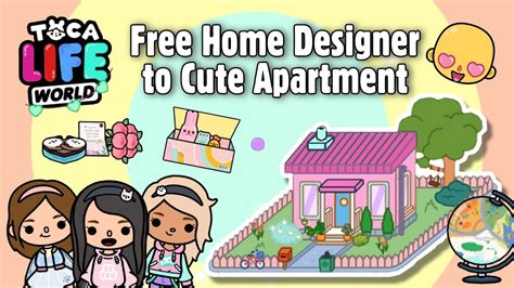 Free House Turns Into A Cute Apartment Toca Boca Necolawpie Youtube