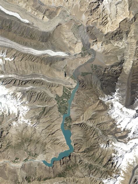 New Satellite Images Of The Attabad Landslide Site The Landslide Blog