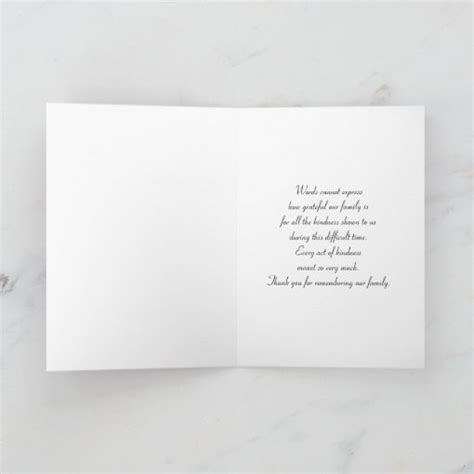 Funeral Sympathy Thank You Card Cross And Dove Zazzle