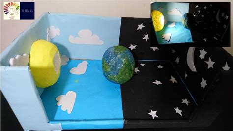 Earth Day And Night Working Model School Project For Students