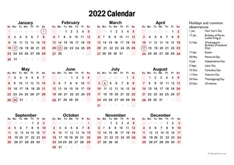 List Of Printable Calendar 2022 With Us Holidays Ideas Blank November