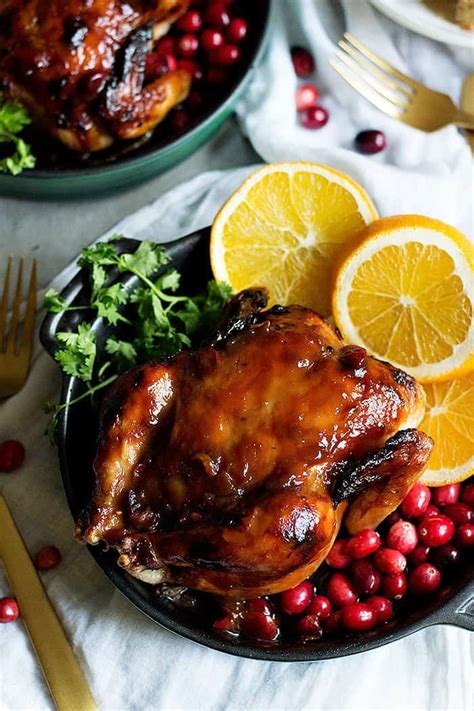 A christmas cornish hen this year for the holidays. Cornish Hen Recipe with Cranberry Orange Glaze • Unicorns in the Kitchen