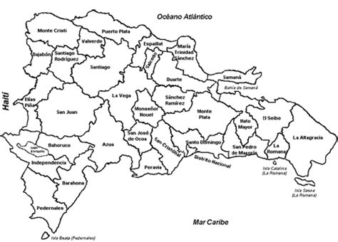 Mapa Republica Dominicana Por Provincia