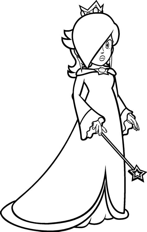 Baby rosalina is a minor character in the mario franchise designed to be the infant counterpart of rosalina. Rosalina Coloring Page - Coloring Home