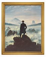 Bild "Der Wanderer über dem Nebelmeer", Caspar David Friedrich (1818 ...