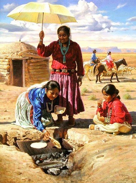Alfredo Rodriguez American Native American Paintings Western
