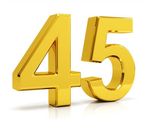 Number 45 Free Vectors Stock Photos And Psd