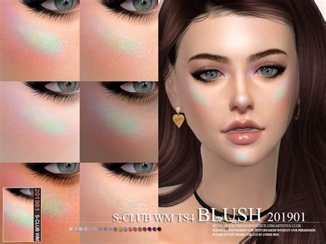 The Sims Resource S Club Wm Ts4 Blush 201901