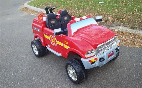 Power Wheels Fire Truck No Fire Hose Attachment Works Has Charger