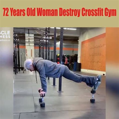 Fitness Andsport 72 Years Old Woman Destroy Crossfit Gym 💪💪💪