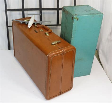 Samsonite 1950s Caramel Brown Suitcase Style 4621 Shwayder Etsy