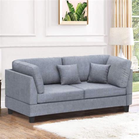 Grey Living Room Two Seater Sofa At Rs 22500piece Two Seater Sofa In
