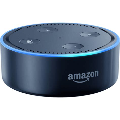 Amazon Echo Dot Bluetooth Speaker Alexa 2nd Generation Black Ebay
