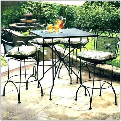 Black Wrought Iron Patio Furniture Outdoor Patio Furniture Sets