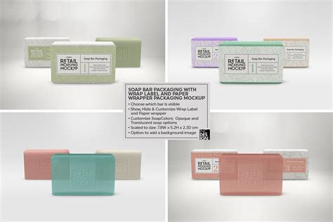 Retail Soap Bar Packaging Mockup By Inc Design Studio Thehungryjpeg