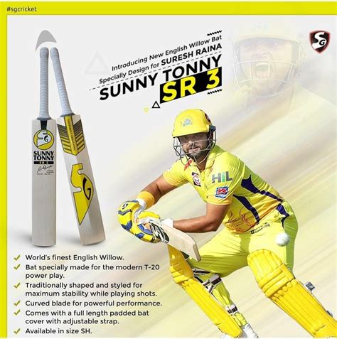 Select Sg Sunny Tonny Sr3 English Willow Cricket Bat