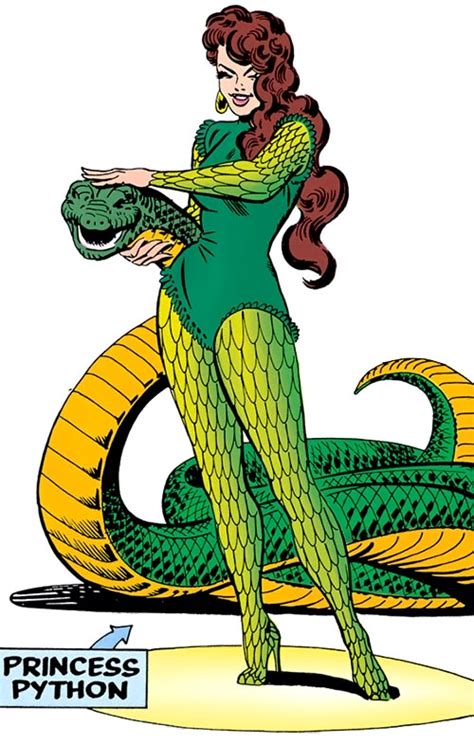 Princess Python Marvel Comics Circus Of Crime Character Profile