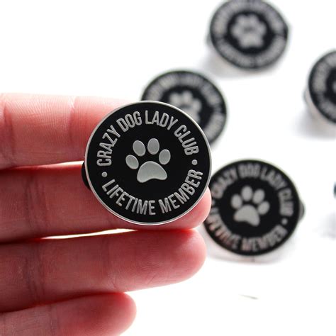 Dog Enamel Pin Badge Set T For Dog Lover Etsy
