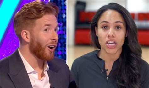 strictly come dancing 2019 neil jones has a thing for skirts alex scott reveals tv and radio