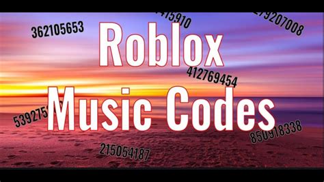 Roblox Id Codes 2019 Working Youtube