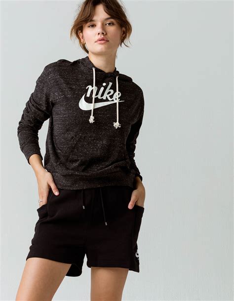 Nike Air High Rise Womens Sweat Shorts Black Tillys