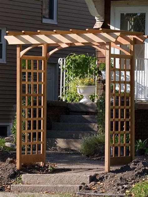 How To Build A Simple Garden Arbor Instructions And Materials List From