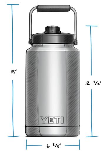 YETI | Rambler One Gallon Jug | Gallon jug, Jugs, Steel handle