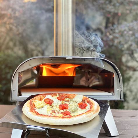 Big Horn Outdoors Pizza Oven Wood Pellet Grill Wood Bbq Pizza Maker
