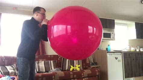 Qualatex 36 Inch Red Balloon Blow To Pop Btp B2p Q36 Youtube