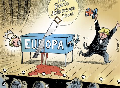 Le Boris Johnson Show Globecartoon Political Cartoons Patrick Chappatte