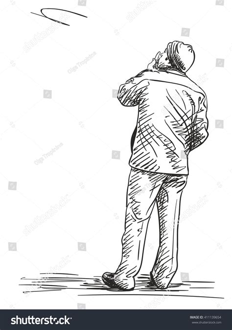 37535 Man Looking Sketch Images Stock Photos And Vectors Shutterstock
