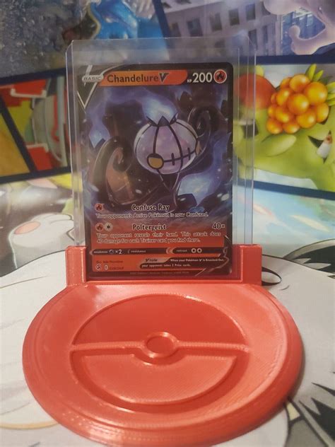 Pokémon TCG Chandelure V Fusion Strike 039 264 Holo Ultra Rare eBay