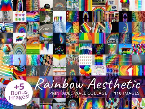 Peach Aesthetic Rainbow Aesthetic Aesthetic Design 4x6 Prints