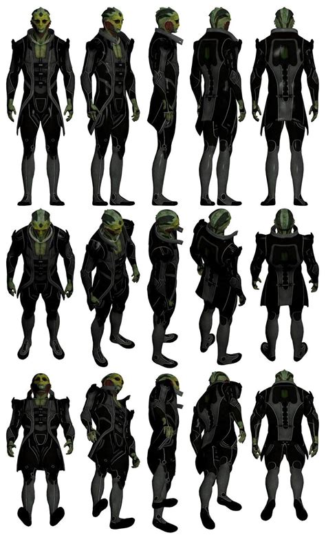 Mass Effect 2 Thane Model Reference By Troodon80 On Deviantart