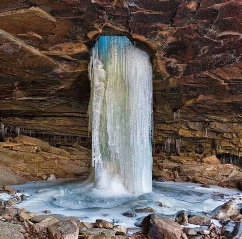 Cave Wall Waterfall Waterfall Ozark National Forest Beautiful