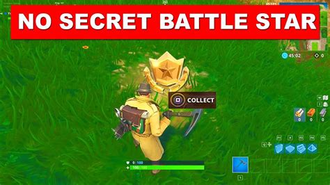 Fortnite Week 10 Secret Battle Star Location Will Not Exist Reason