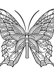 butterfly coloring book adultcoloringbookz