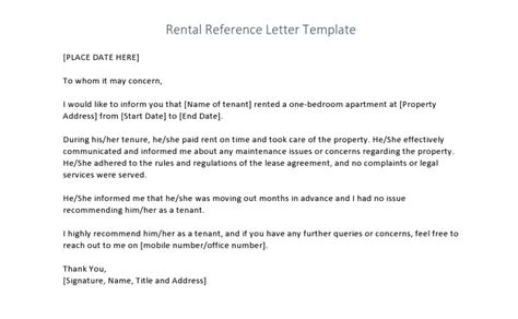 Rental Reference Letter Reference Letter Template Ref Vrogue Co