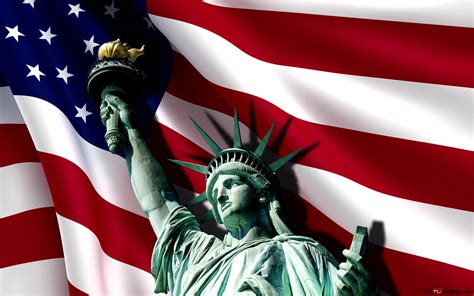 Statue Of Liberty Independence Day 4k Wallpaper Download