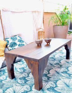 DIY Carved Leg Outdoor Wooden Coffee Table Homebnc
