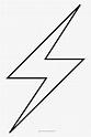 Transparent Rayo Png - Black And White Lightning Bolt , Free ...