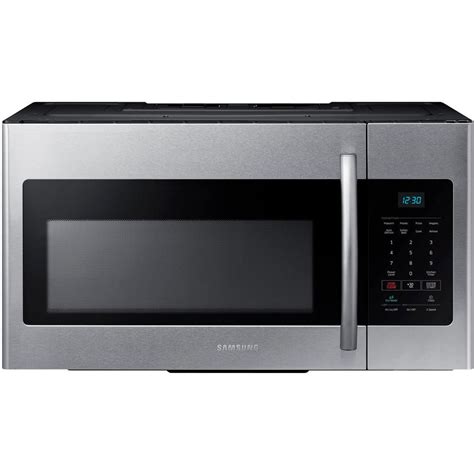 Samsung 30 In W 16 Cu Ft Over The Range Microwave In Stainless